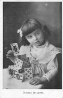 Cartes A Jouer  Chateau De Cartes Jeu De Cartes Lot De 5 Cartes Fillette Enfant - Speelkaarten