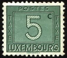 Luxembourg 1946 Mi P23 Postage Dues MH - Postage Due