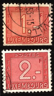 Luxembourg 1946 Mi P30, P32 Postage Dues - Portomarken