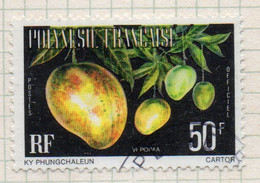 37CRT679 - POLINESIA FRANCESE , Servizio Michel N. 13 Usato (crt) - Dienstmarken
