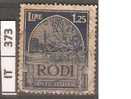 ITALIA,COLONIE/EGEO/RODI,   1929, Pittorica, L. 1,25, Usato - Egeo