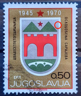 COAT OF ARMS-0.50 D-ERROR-SARAJEVO-BOSNIA-YUGOSLAVIA-1970 - Ongetande, Proeven & Plaatfouten