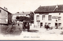 XERTIGNY  -  Rue De La Gare  -  Animation  -  Bureau Des Omnibus - Xertigny