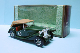 Matchbox Models Of Yesteryear - MG TC MGTC Cabriolet 1945 N°3 Vert Réf. Y-B BO 1/43 1/35 - Matchbox