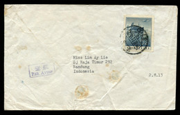 CHINA PRC - Cover Sent From Peking To Bandoeng, Indonesia. Franked With 52f - Cartas & Documentos