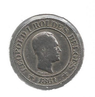 LEOPOLD I * 20 Centiem 1861 * Z.Fraai * Nr 10552 - 20 Cents