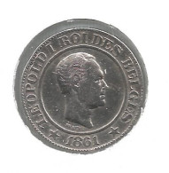 LEOPOLD I * 20 Centiem 1861 * Z.Fraai / Prachtig * Nr 10555 - 20 Cent