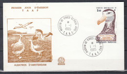 FDC Naar Martin De Vivies St Paul T.A.A.F. Albatros D'Amsterdam - 1980-1989