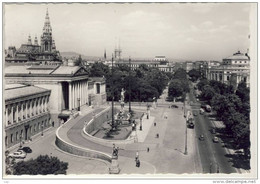 WIEN / VIENNA - Ringstraße Mit Parlament Und Rathaus - Ringstrasse