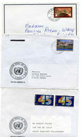 Lot De 3 Lettres UNITED NATION, NATIONS UNIES / GENEVE SWITZERLAND - VN