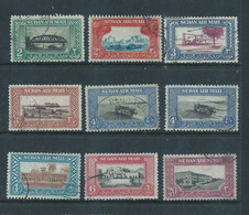 Sudan, 1950, Air Mail, 2p - 20p, Used - Sudan (...-1951)
