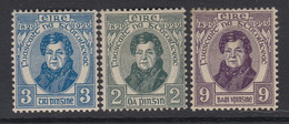 Ireland, Scott 80-82 (SG 89-91), MHR - Unused Stamps