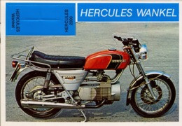 HERCULES WANKEL  - MOTOCICLETA , MOTORCYCLE , MOTORRAD - CROMO / FOTOGRAFIA TROQUELADO AÑOS 70 , ED. DIDEC , RARO - Altri & Non Classificati