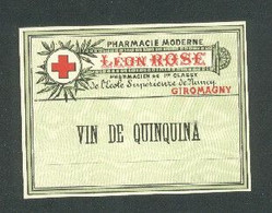 90 - Giromagny - Petit  Flyer Léon Rose Pharmacien De 1ére Clsse Pharmacie Moderne à Giromagny - - Giromagny