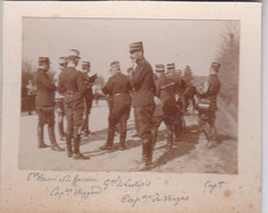Photo Orne St Denis Sur Sarthon Officiers Du 102 E & 117 E Régiment D'infanterie Tous Identifiés  Réf 5397 - Guerre, Militaire