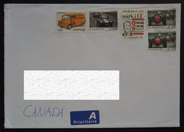 2019 Denmark To Canada Cover (autos) - Cartas & Documentos