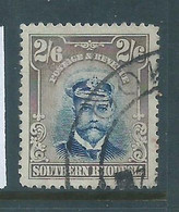 Southern Rhodesia, GVR , 1924 Admiral, 2/6, Used, Most Likely Fiscal Cancellationx - Southern Rhodesia (...-1964)
