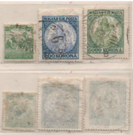 Ungarn 1923 MiNr.: 349; 374; 379 Gestempelt, Hungary Used Scott: 358; 380; 386 Yt: 332; 360; 366 Sg: 395; 420; 426 - Andere & Zonder Classificatie