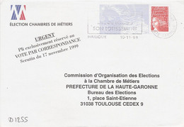 D1255 - Entier / Stationery / PSE - PAP Réponse Luquet - Chambre Des Métiers Du 17 Novembre 1999 - Prêts-à-poster: Réponse /Luquet