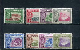 Dominique 1938-47 Yt 92-98 101 * - Dominica (...-1978)