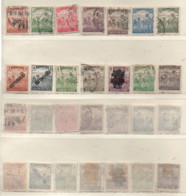 Ungarn 1916-24  Ernte14 Marken Meist Gestempelt, Hungary Reaper Most Used - Altri & Non Classificati