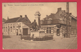 Boussu - Monument Commémoratif De La Grande Guerre 1914-1918 ...Café-Rest Boquet  - 1929 ( Voir Verso ) - Boussu