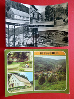 2 X Gießübel - 1976, 1982 - Kulturhaus - Schleusegrund Hildburghausen - Thüringer Wald - Thüringen - Hildburghausen