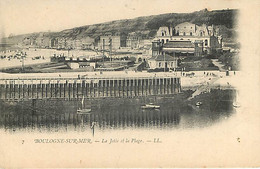 BOULOGNE SUR MER - La Jetée Et La Plage - LL 7 - Boulogne Sur Mer