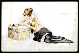 FRANCE - ILLUSTRATEURS  - « Suzanne Meunier» - Trottins De Paris.( Ed. L.E. Paris, Nº 2 - Serie 66) Carte Postale - Meunier, S.