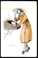 FRANCE - ILLUSTRATEURS  - « Suzanne Meunier» - Trottins De Paris.( Ed. L.E. Paris, Nº 4 - Serie 66) Carte Postale - Meunier, S.