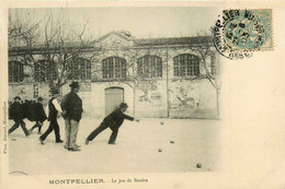 Montpellier * Place Et Le Jeu De Boules * Pétanque * Bouliste Boulodrome - Montpellier