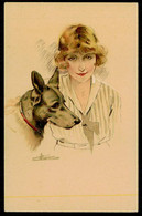 FRANCE - ILLUSTRATEURS  - « Suzanne Meunier» - Les Chiens De Ces Dames.( Ed. L.E. Paris,Serie Nº 58 - 1) Carte Postale - Meunier, S.