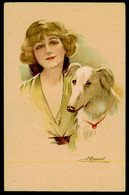 FRANCE - ILLUSTRATEURS  - « Suzanne Meunier» - Les Chiens De Ces Dames.( Ed. L.E. Paris,Serie Nº 58 - 5) Carte Postale - Meunier, S.