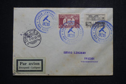 FINLANDE - Enveloppe De Turku Pour La Suéde Par Avion  En 1935, Voir Cachets Aviation - L 97476 - Lettres & Documents