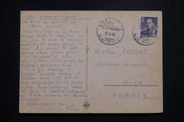 NORVEGE - Affranchissement De Nordkaap Sur Carte Postale En 1964 Pour La France - L 97480 - Brieven En Documenten