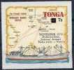 1972 TONGA  PA 114 ** Bateau, Surchargé - Tonga (1970-...)