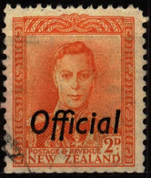 New Zealand 1947 Mi D71 King George VI Overprint - Usati