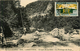 Lamativie * Le Flottage Du Bois Dans Les Gorges De La Cère * Voir Vignette Exposition Internationale Paris 1925 - Andere & Zonder Classificatie