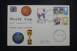 ROYAUME UNI - Enveloppe FDC En 1966 - Coupe Du Monde De Football - L 97516 - 1952-1971 Pre-Decimal Issues