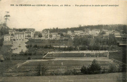 Le Chambon Sur Lignon * Vue Générale Et Le Stade Sportif Municipal * Stadium Sport Football - Le Chambon-sur-Lignon