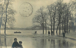 Caen * Carte Photo * Inondations En 1910 - Caen