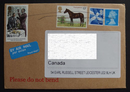 2015 GB/UK To Canada Cover - Cartas & Documentos