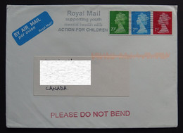 2018 GB/UK To Canada Cover - Cartas & Documentos