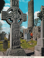 Celtic Cross And Round Tower - Monasterboice Co Louth - Ireland - Formato Grande Non Viaggiata – FE190 - Louth