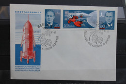 DDR; 1965, Besuch Der Kosmonauten, MiNr. 1138-40, FDC - Sonstige & Ohne Zuordnung