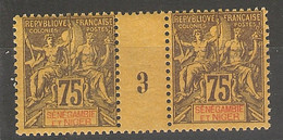 Sénegambie Et Niger_ 1 Millesimes 75c. 1903 N°12 - Sonstige & Ohne Zuordnung