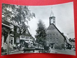 Schmiedefeld Am Rennsteig - 1971 - Kirche Brunnen Textilwaren - Echt Foto - Thüringer Wald - Thüringen - Schmiedefeld