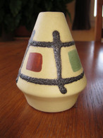 PETIT VASE ART DECO BAUHAUS STYLE CERAMIQUE ALLEMANDE NUMEROTEE BIBELOT OBJET DE VITRINE - Other & Unclassified