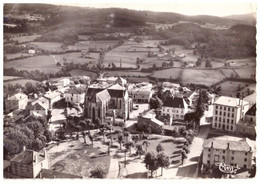 BELMONT   VUE AERIENNE  L'EGLISE ET LA PLACE JEANNE D'ARC    CPSM  1956 - Belmont De La Loire