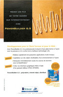 Publicités - Publicité Power Builder 6.5 - Sybase Infos - Paris - Bon état - Reclame
